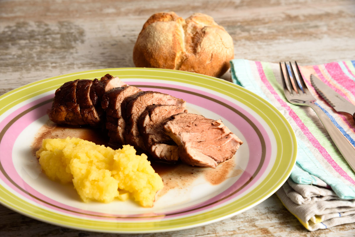 Pork tenderloin Pedro Ximénez