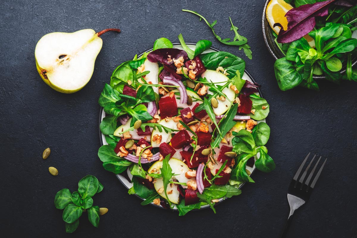 Beet and Goat Cheese Salad