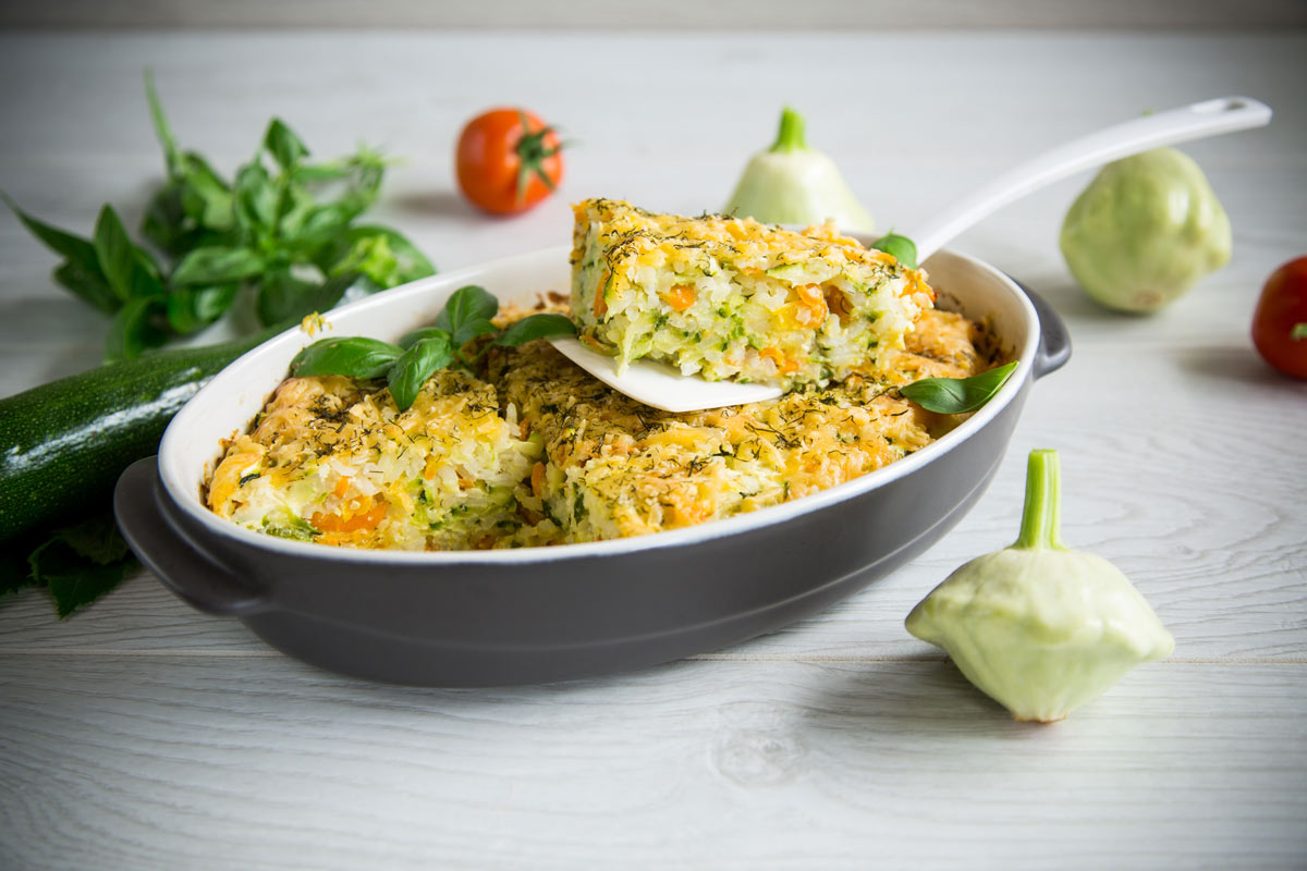 Australian Zucchini Breakfast Slice