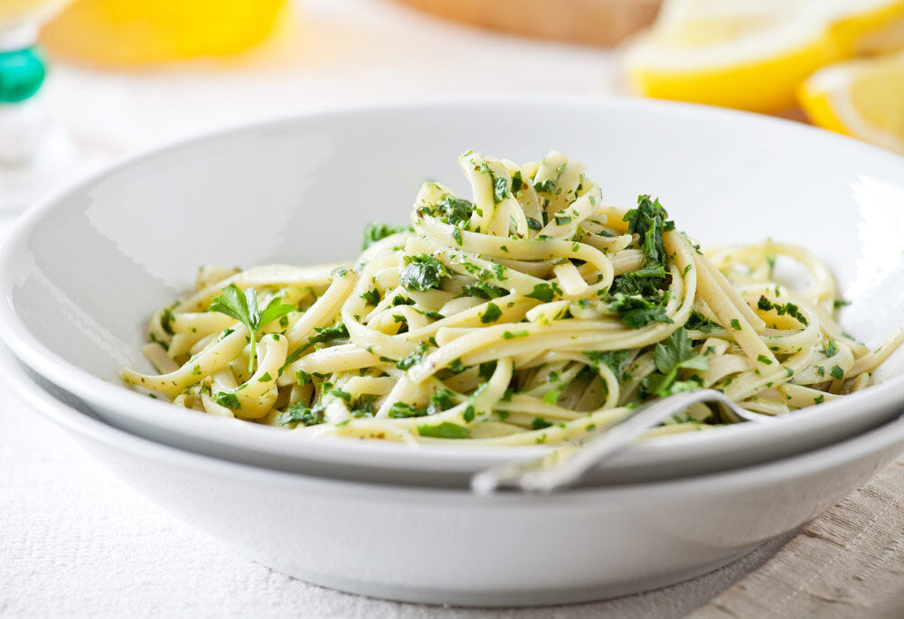 Annie’s Weeknight Spaghetti with Garlic and Parsley