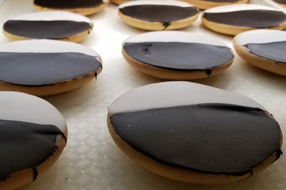 Black-and-white cookies