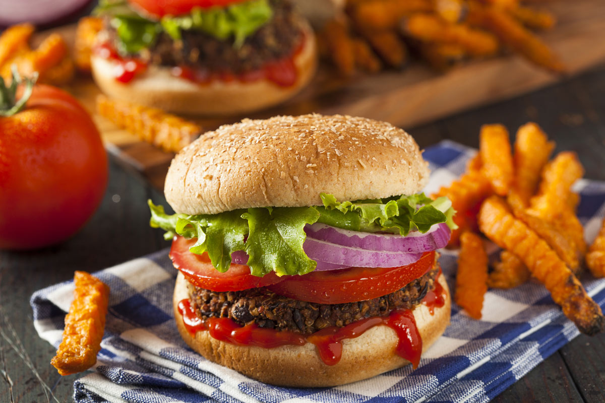 Black Bean Quinoa Burger