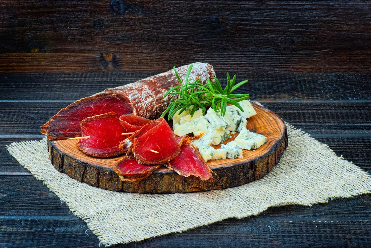 Bresaola and Gorgonzola