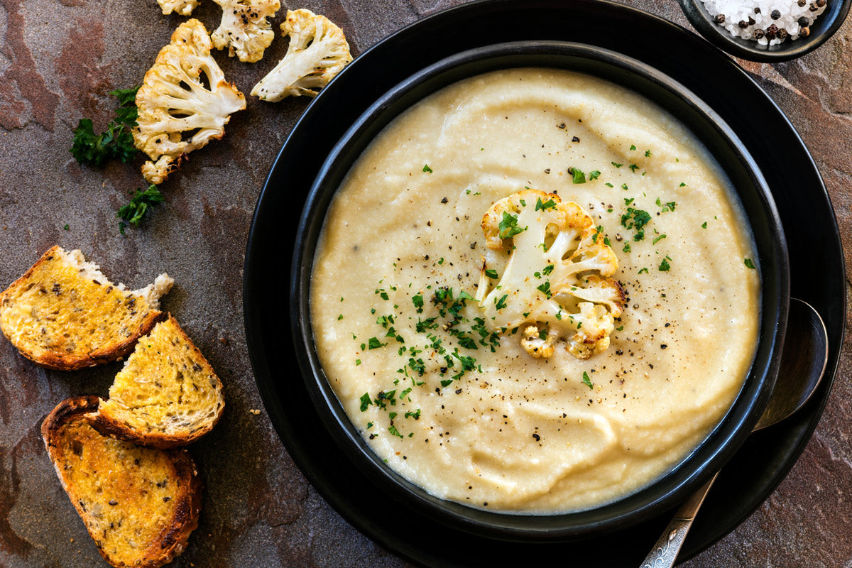 The Creamiest Cauliflower Soup