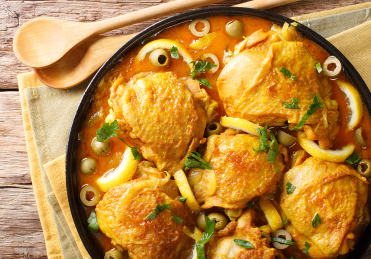 Chicken that Fancies Itself Spanish