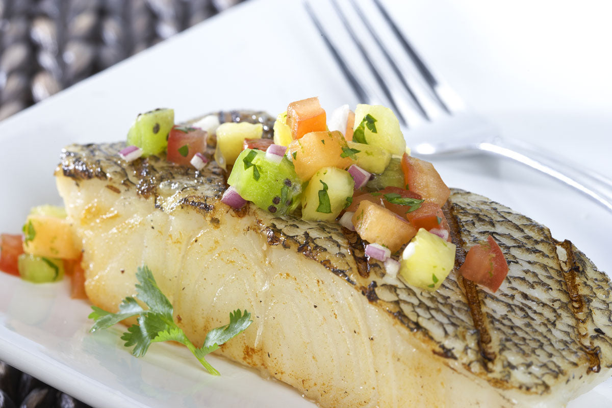 Chilean Seabass with Mango Salsa