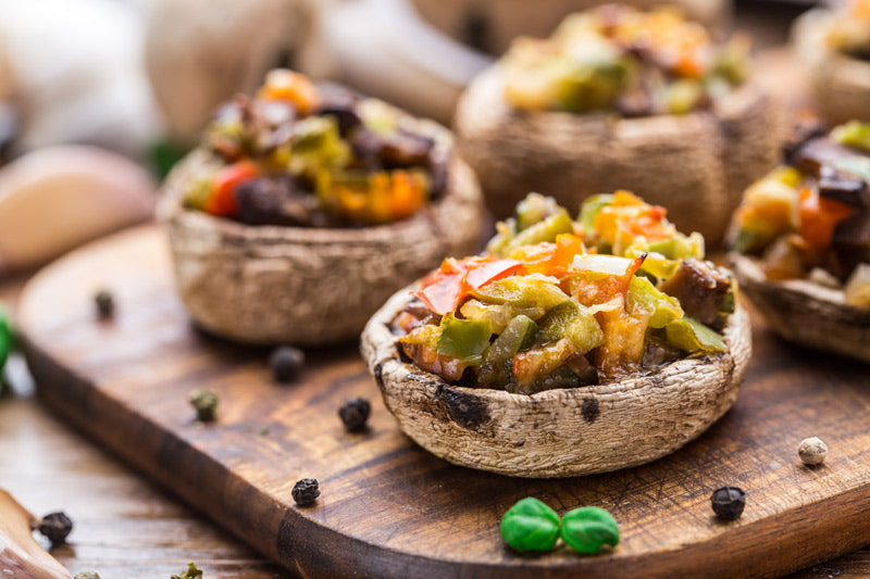 Portobello Mushrooms with Chipotle Guacamole