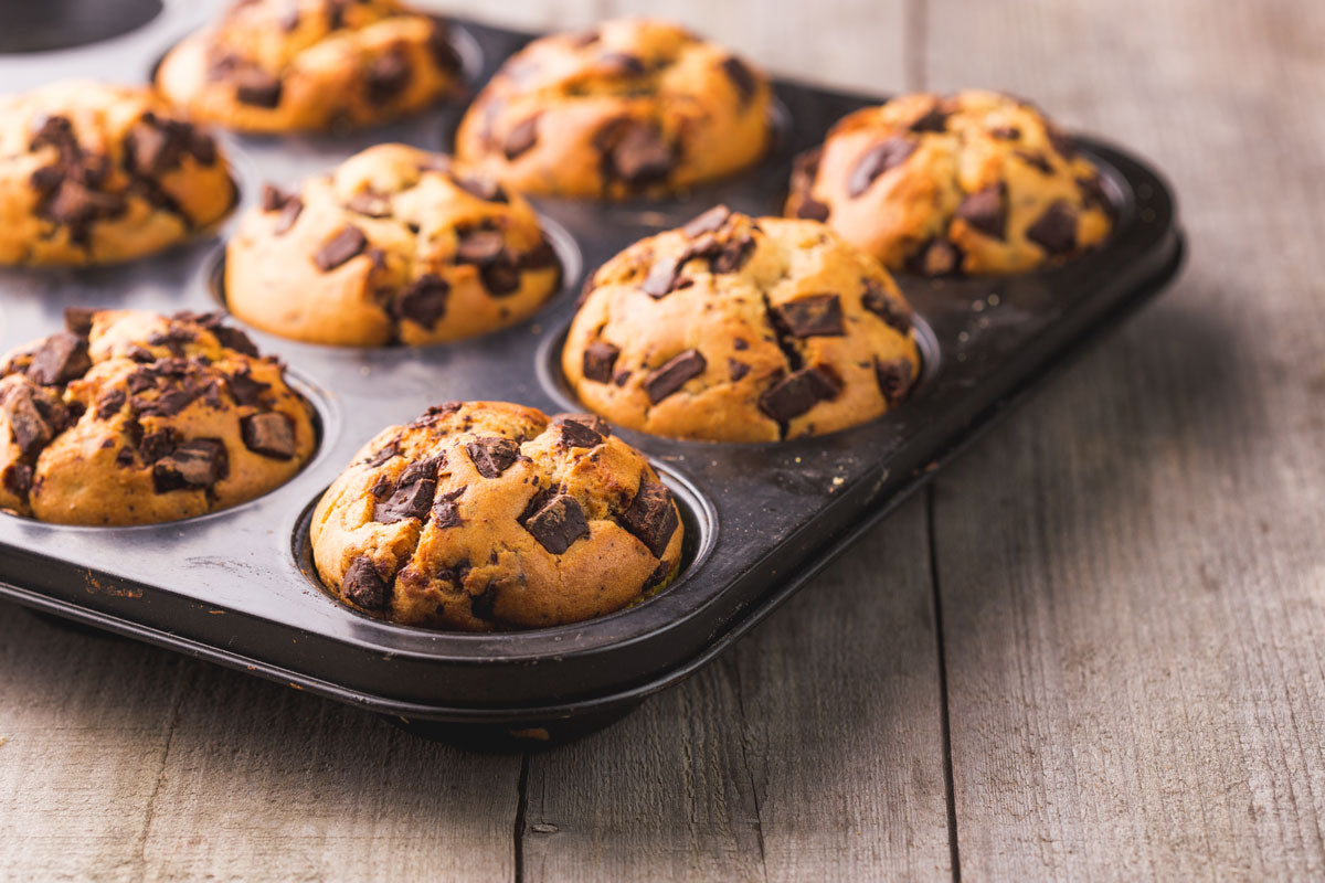 Olive Oil Chocolate Chip Muffins