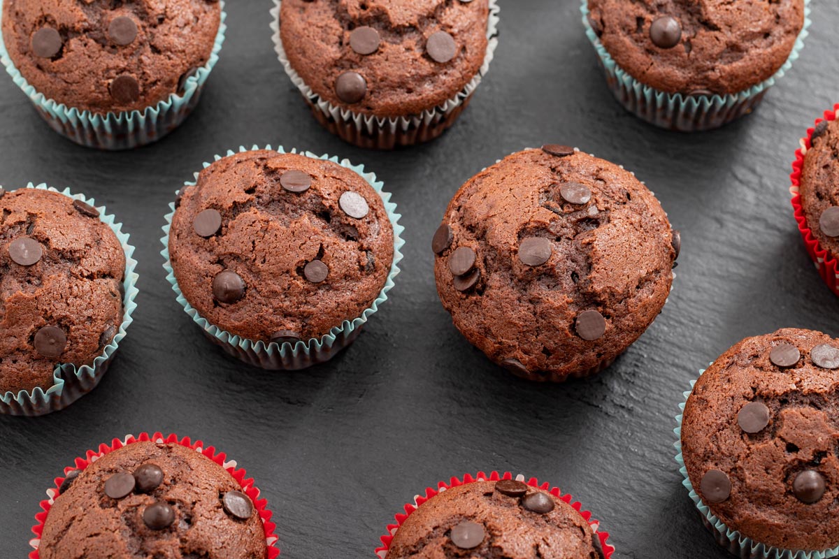 Chocolate Chocolate-Chip Cupcakes