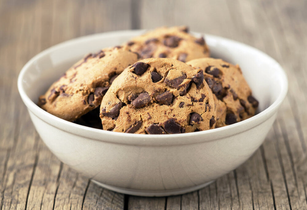Chocolate Chip Cookies with Olive Oil and Almond Flour