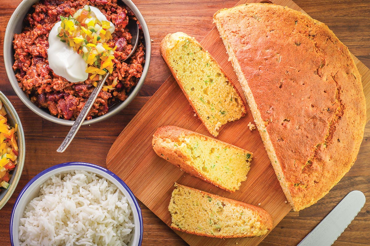 Cheddar Chile Cornbread