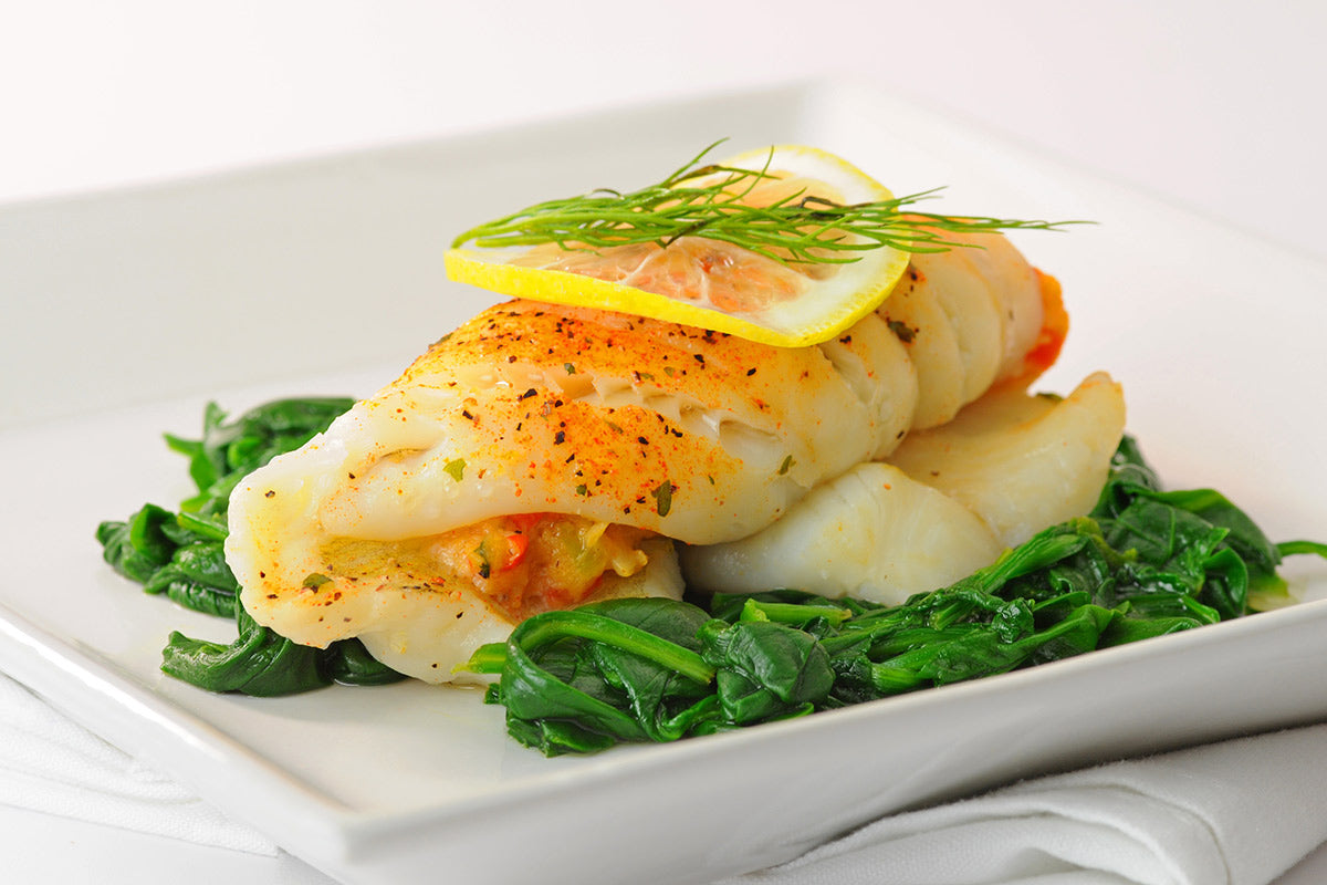 Crabmeat-stuffed Flounder