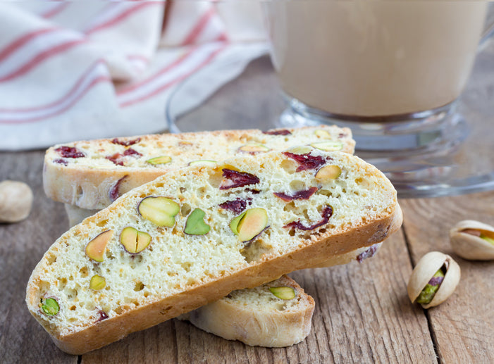 Cranberry And Pistachio Biscotti