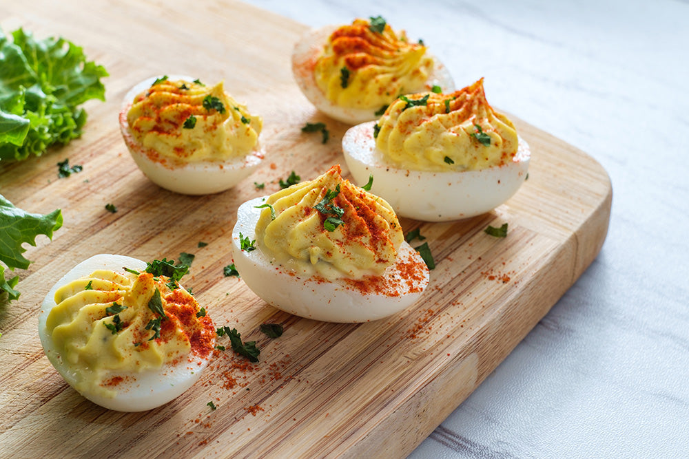 Mediterranean Deviled Eggs