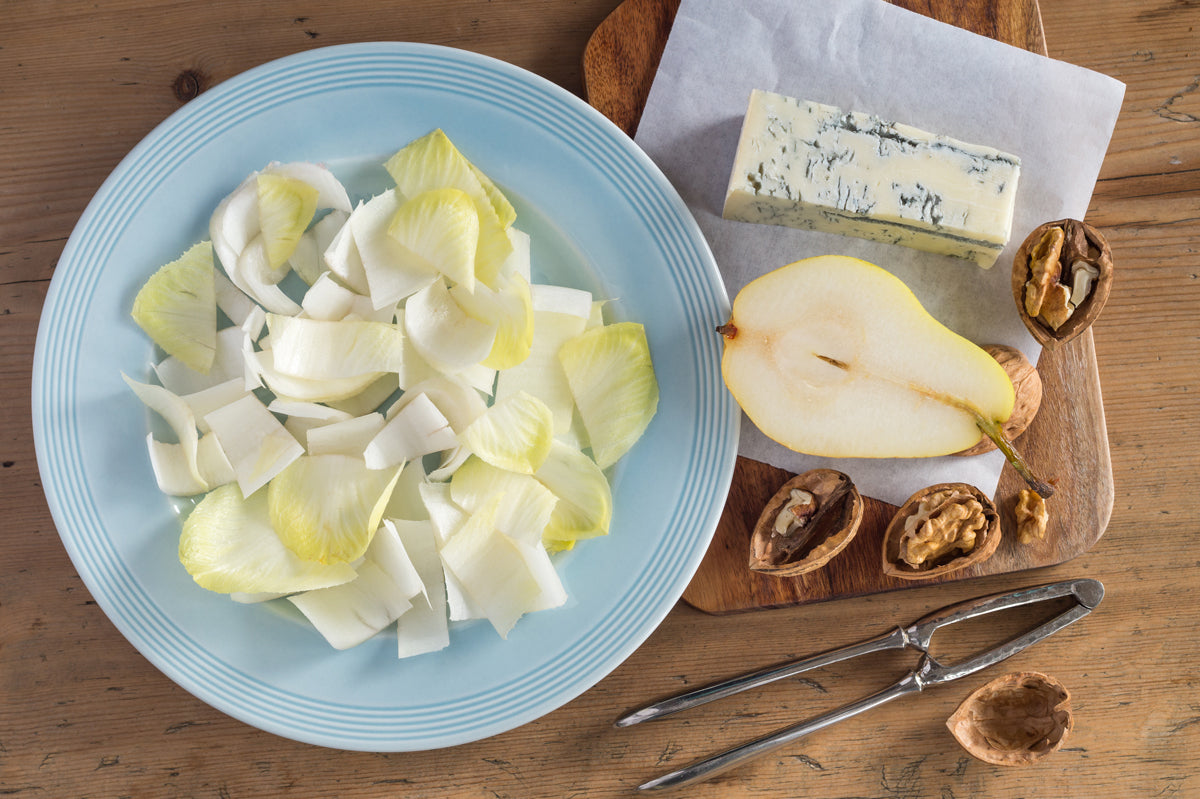 Endive with Pears and Gorgonzola
