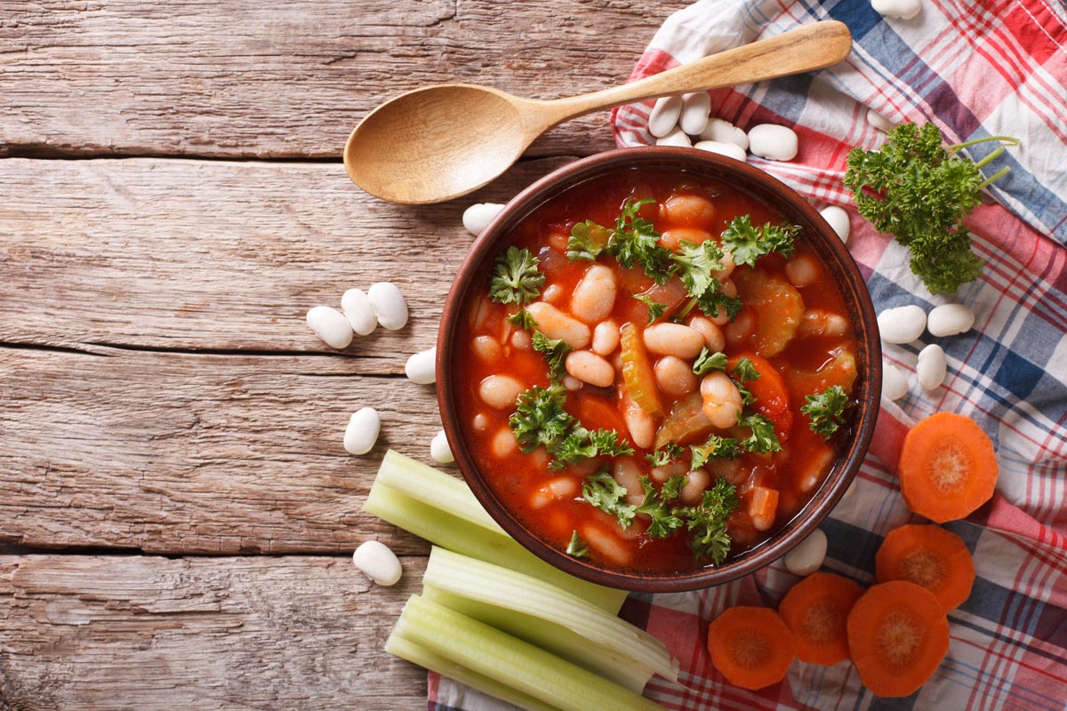 Easy Greek Bean Soup - Fasolada