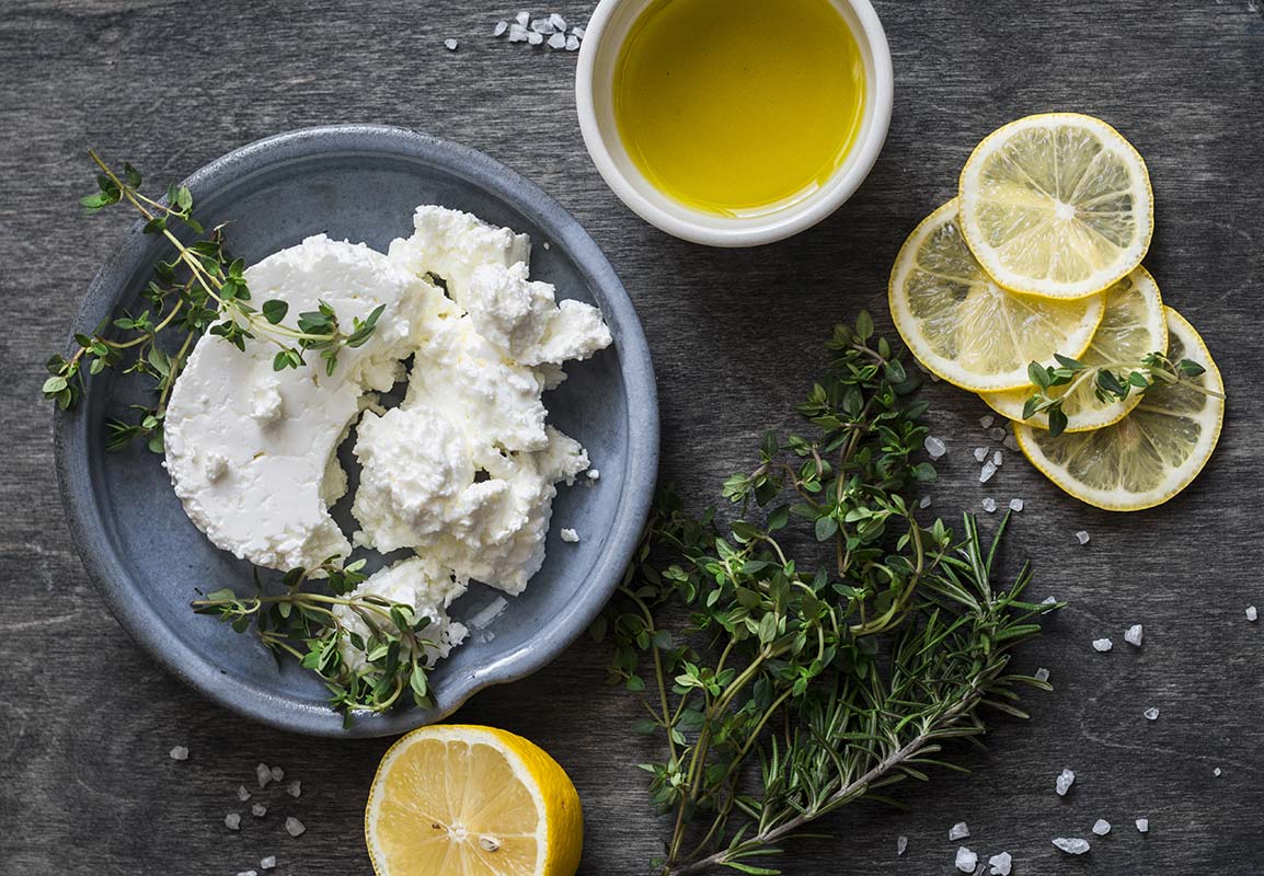 Olive Oil-Marinated Feta