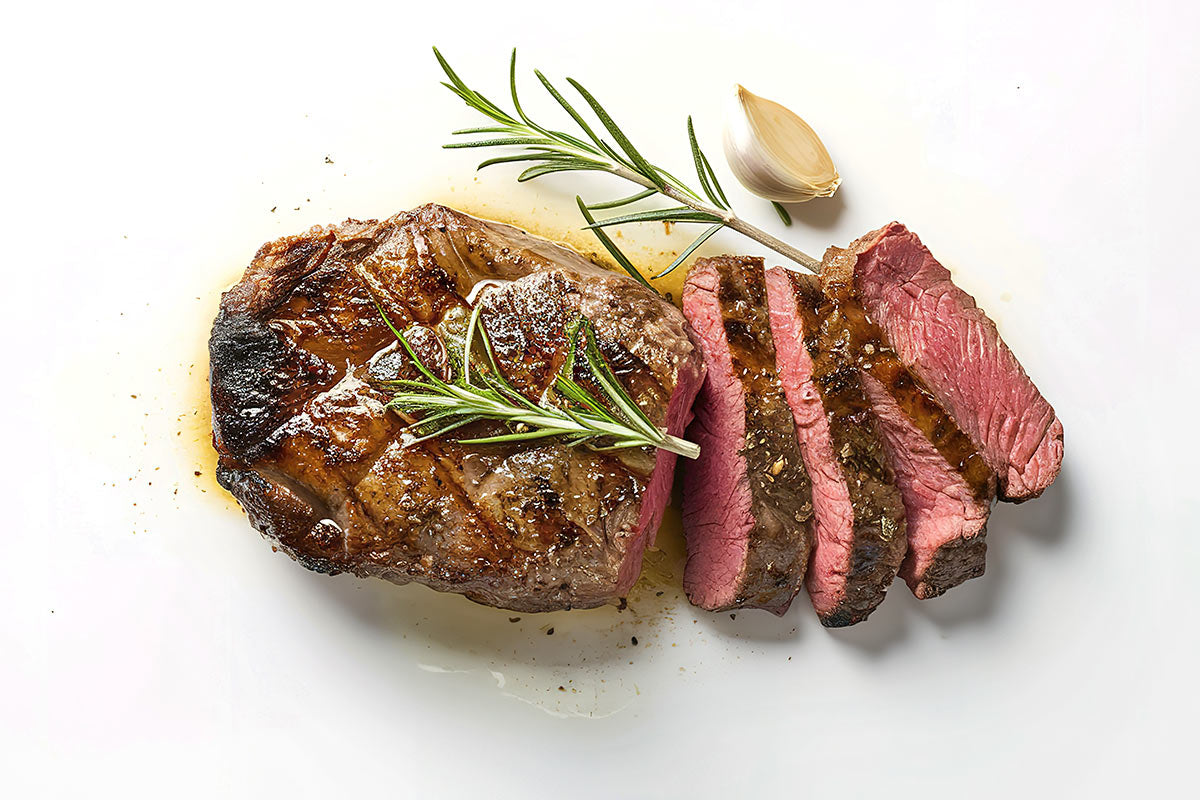 Pepper-and-herb-crusted filet