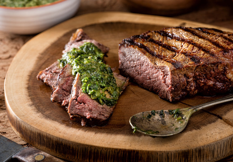 Grilled Skirt Steak with Salsa Verde