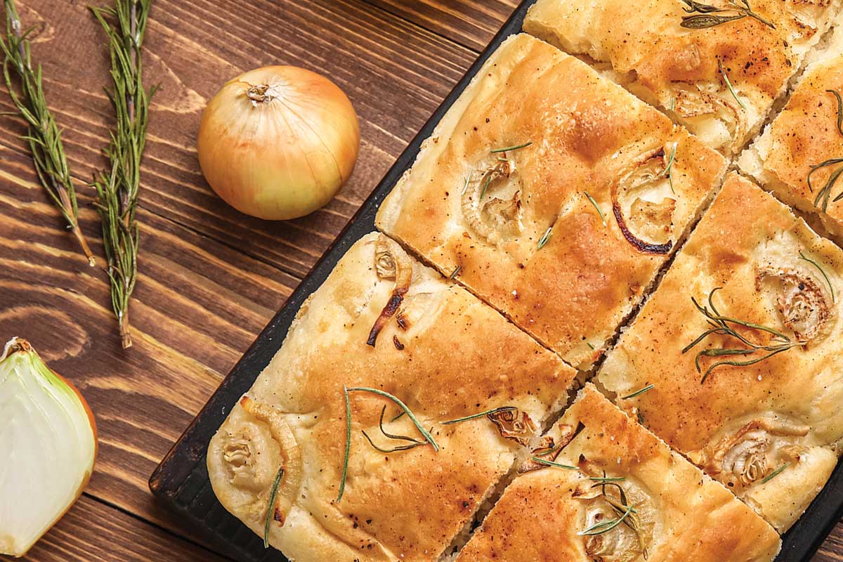 Cheese-stuffed Focaccia