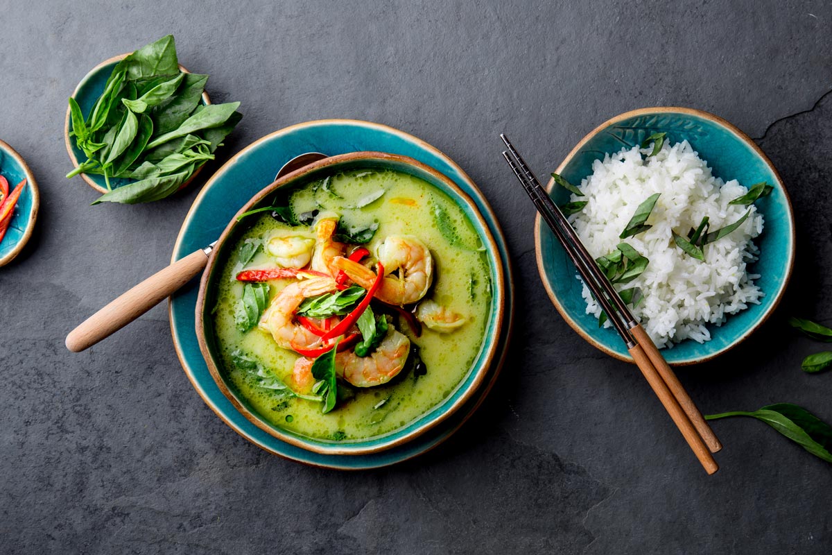 Green Curry Shrimp