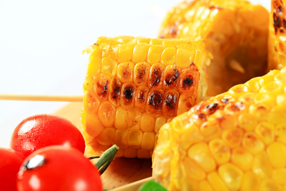 Roasted Shrimp With Corn and Burst Tomatoes