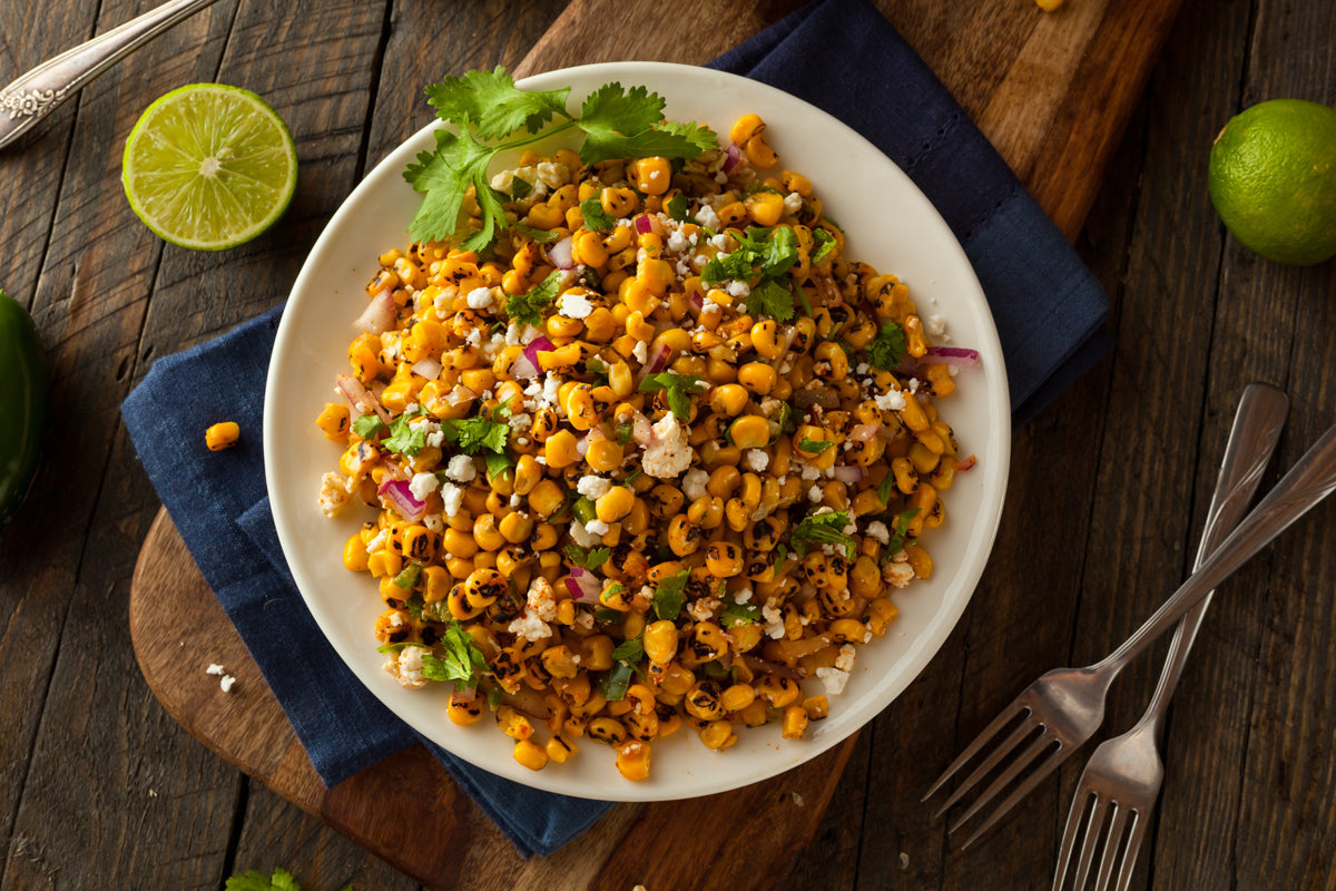 Siracha and Lime Corn Salad