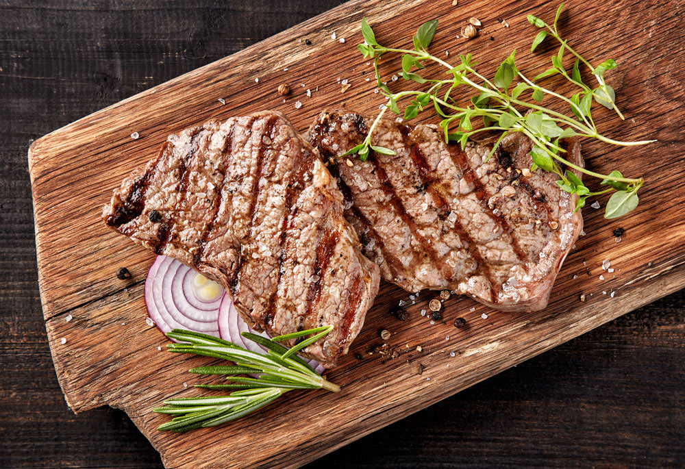 Hangar Steak with Olive Oil and Herbs