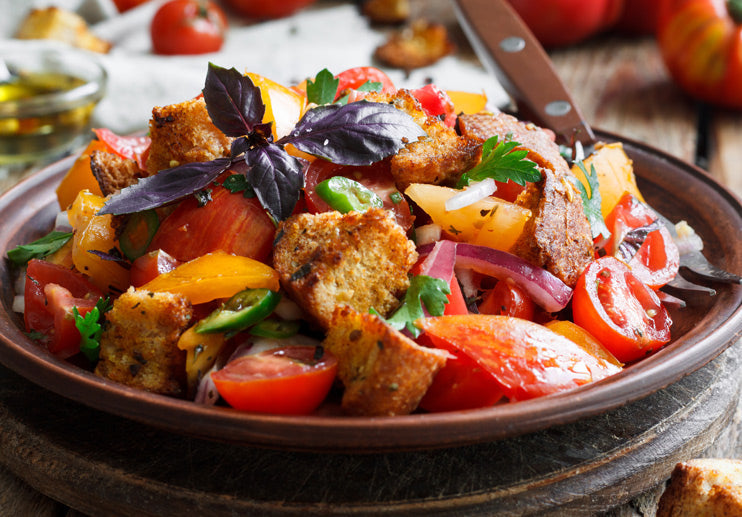 Harvest Time Panzanella Salad