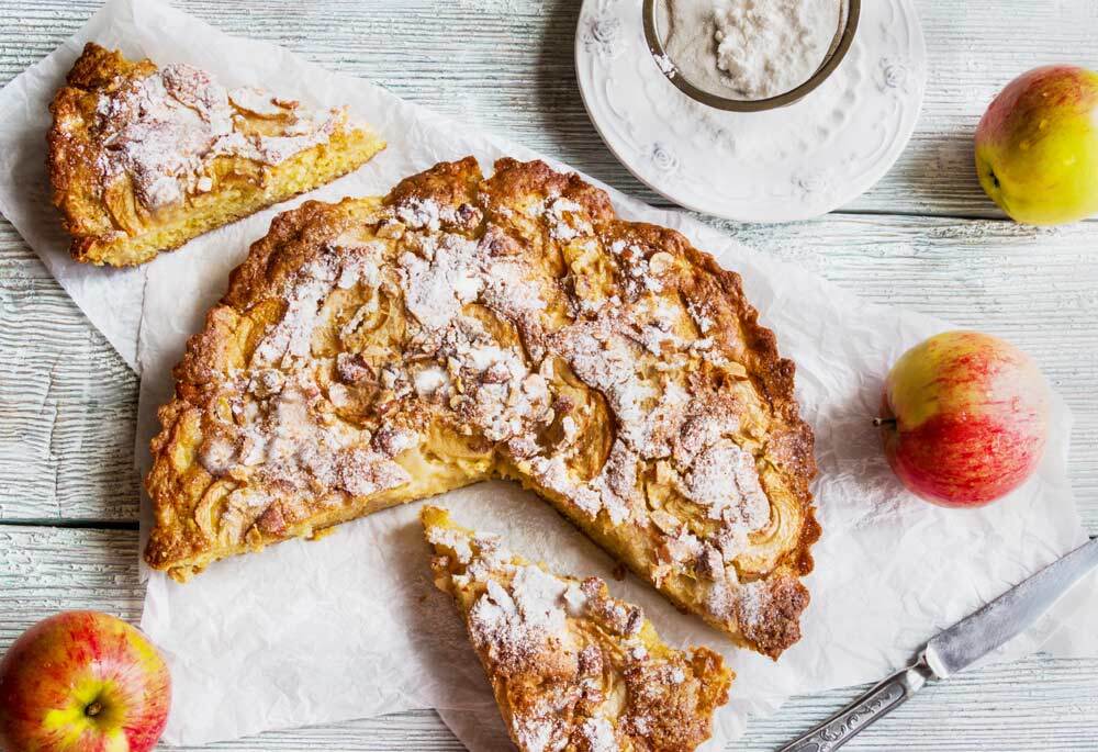 Italian Apple Olive Oil Cake