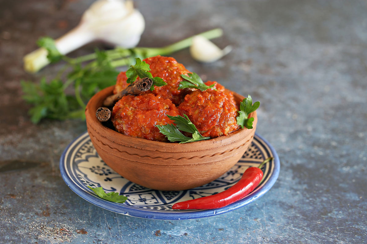 Lamb Merguez Meatballs