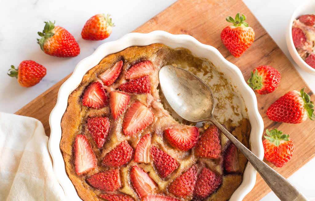 Lazy Strawberry Cake