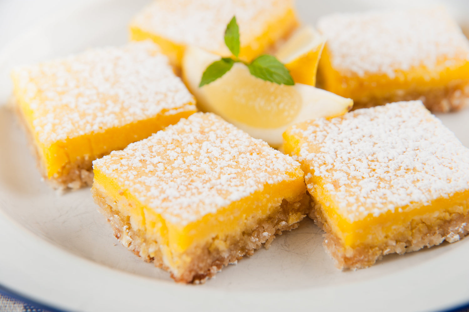Lemon Bars with Olive Oil and Sea Salt