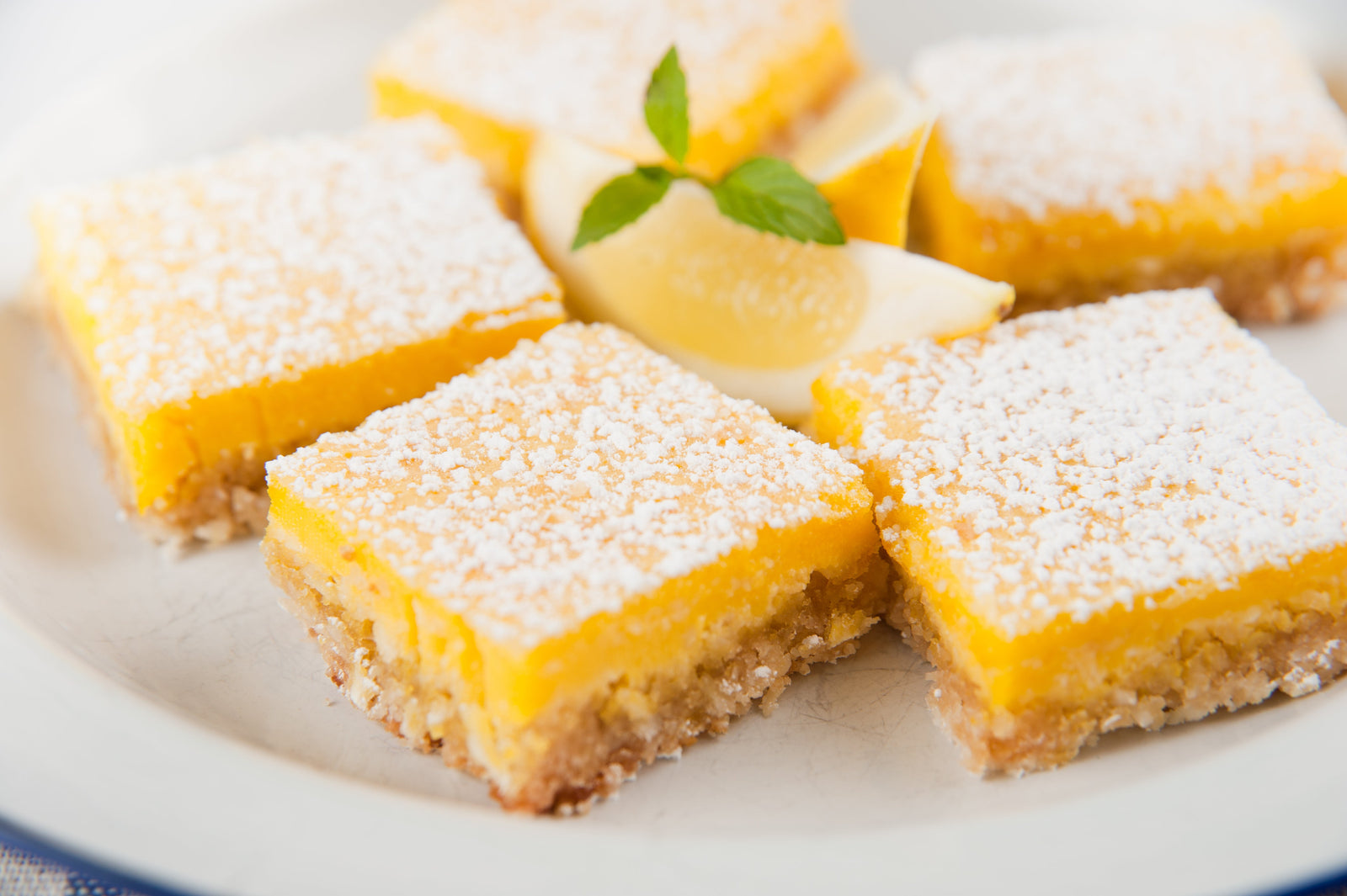 Lemon Bars with Olive Oil and Sea Salt