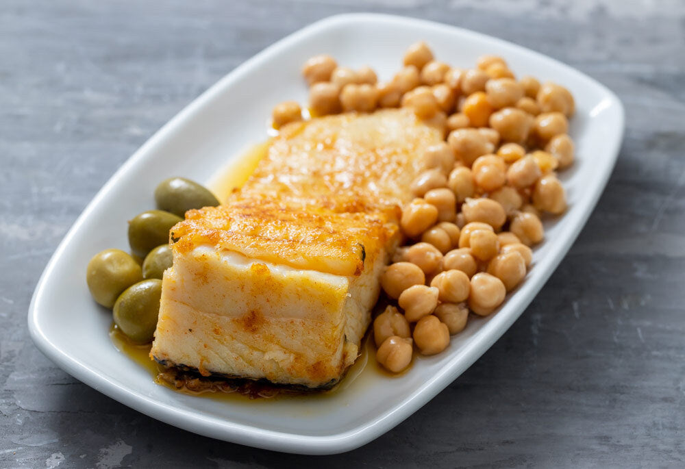 Mark Bittman’s Spanish Cod with Chickpeas and Sherry
