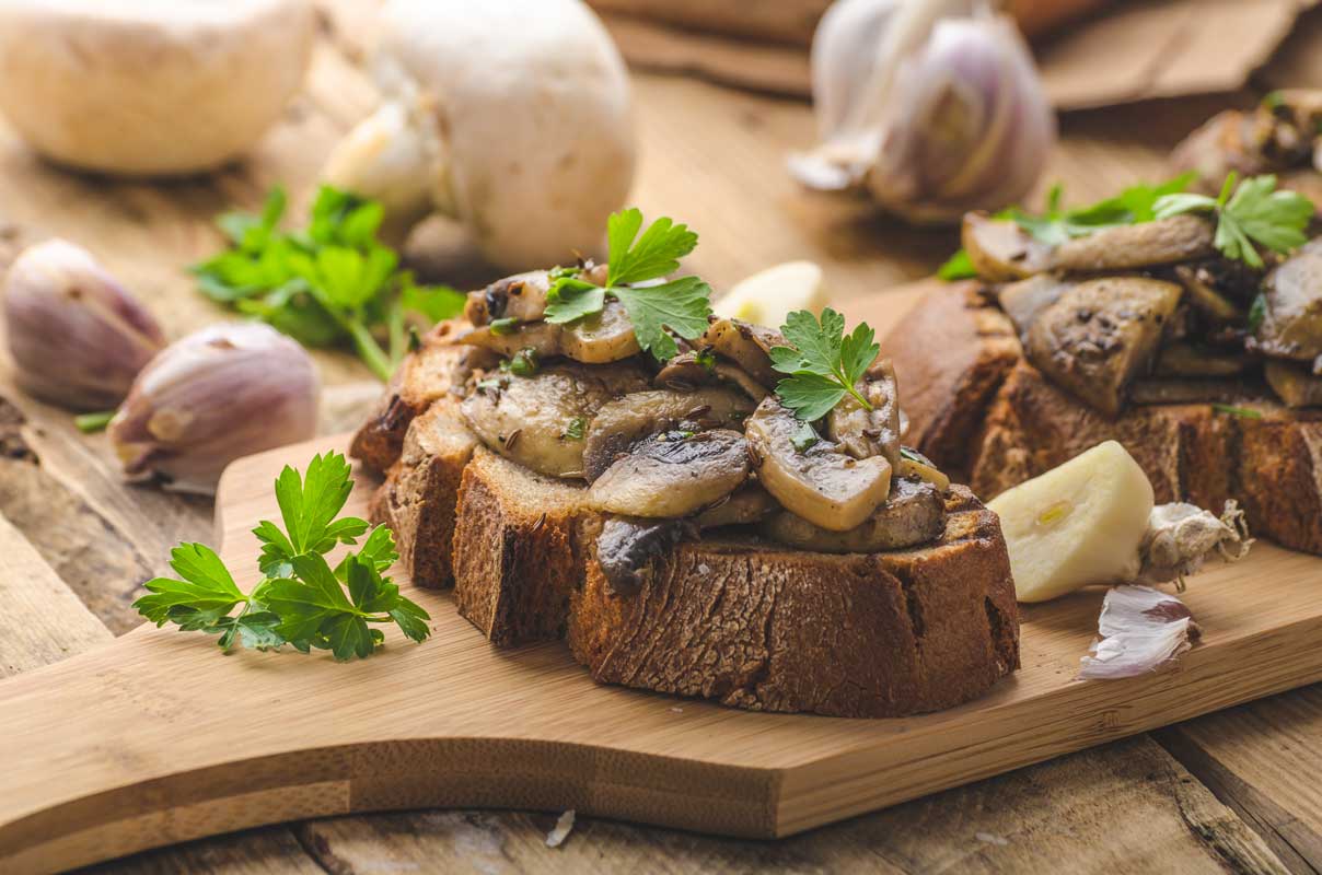 Mushroom toast