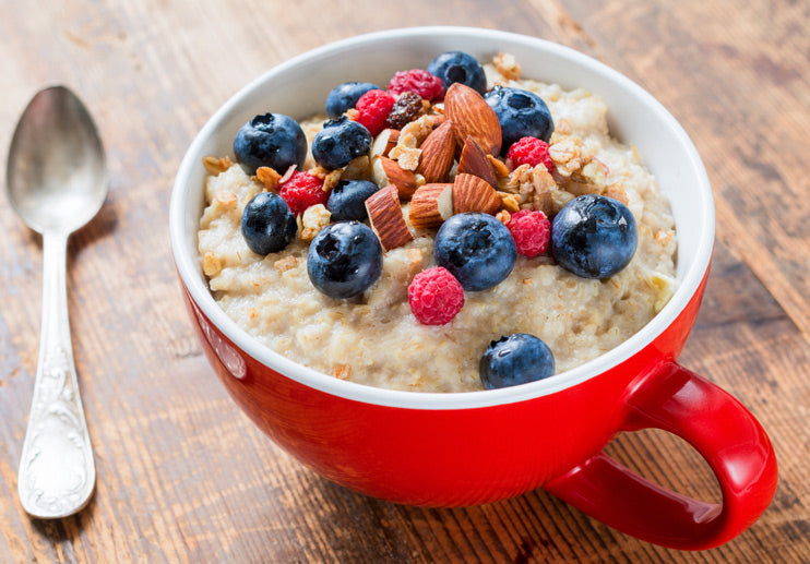 Oatmeal With Olive Oil And Berries