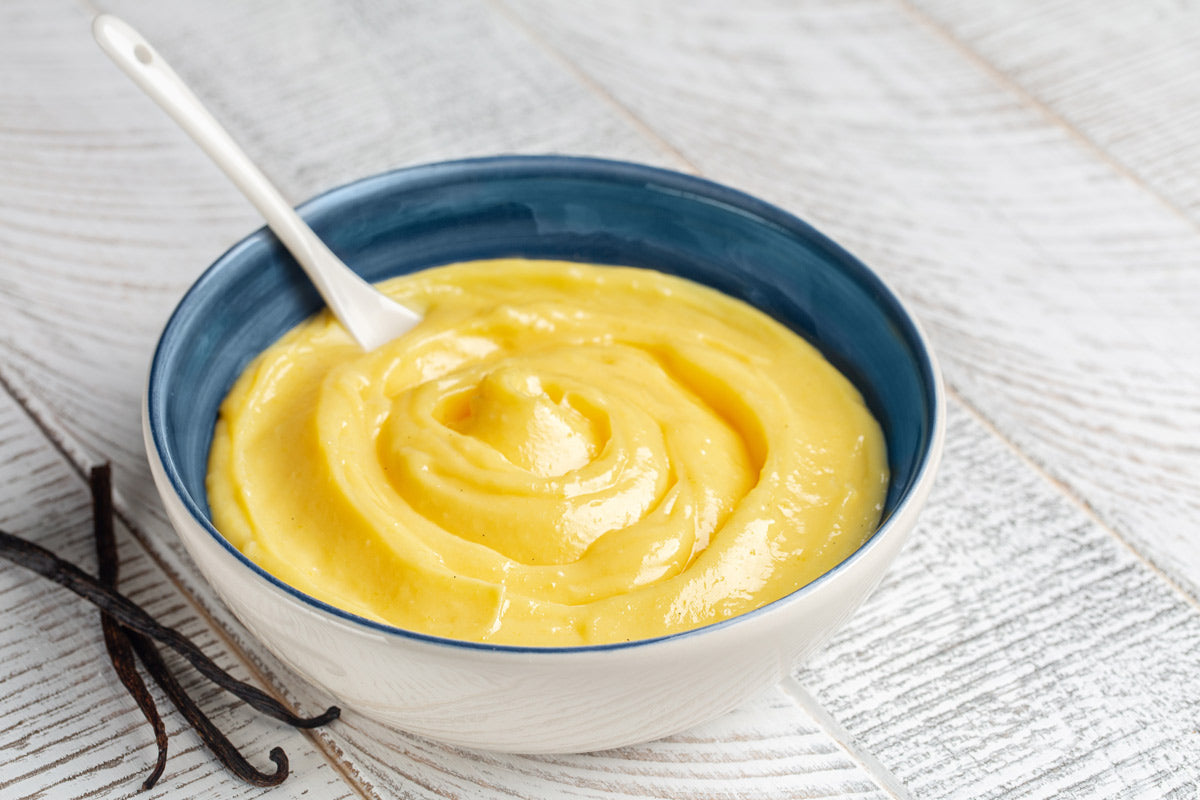 Vanilla and Olive Oil Custard Cream