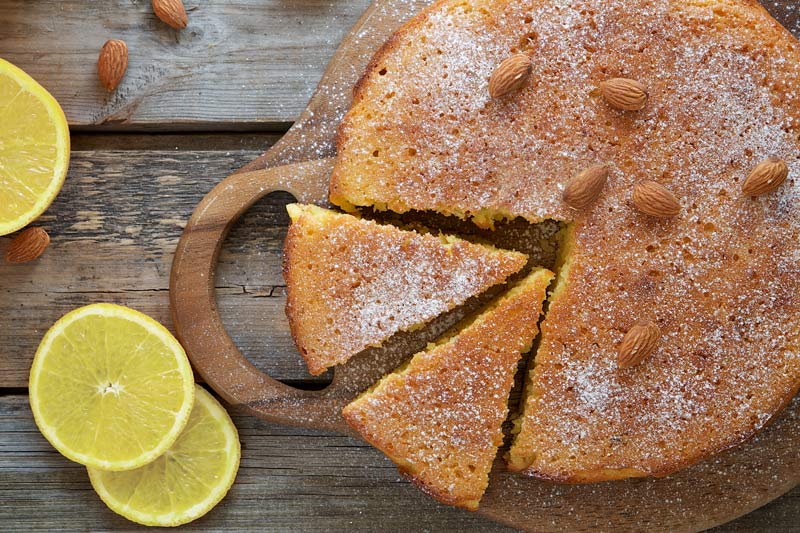 Olive Oil Cake with Lemon and Almonds
