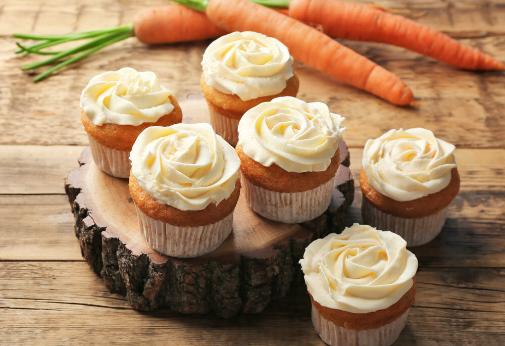 Paleo Carrot Cake Muffins