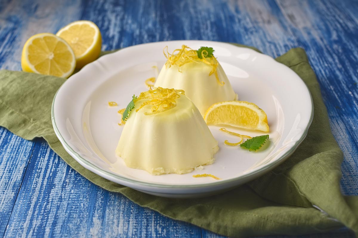 Lemon and Olive Oil Panna Cotta