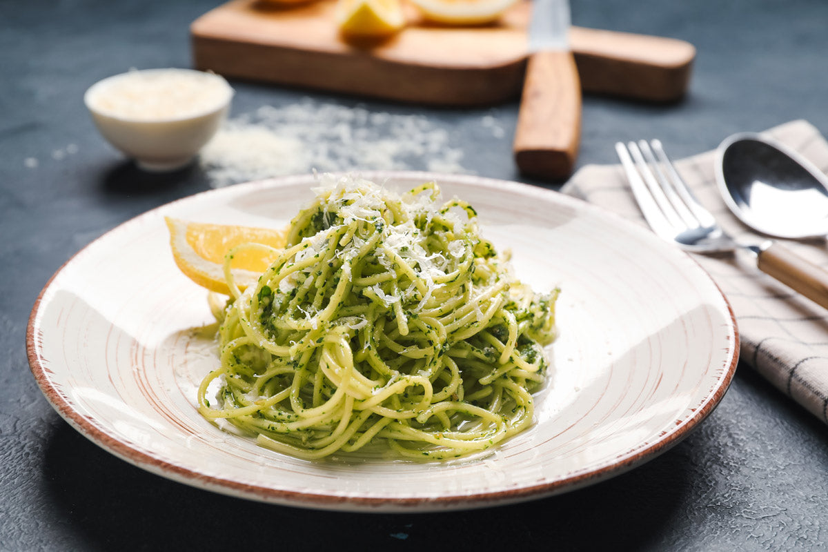 Pasta with Green Sauce