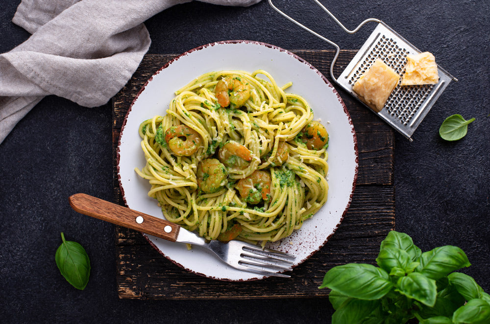 Shrimp with Pesto