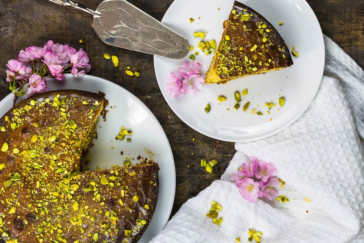 Pistachio cake flourless