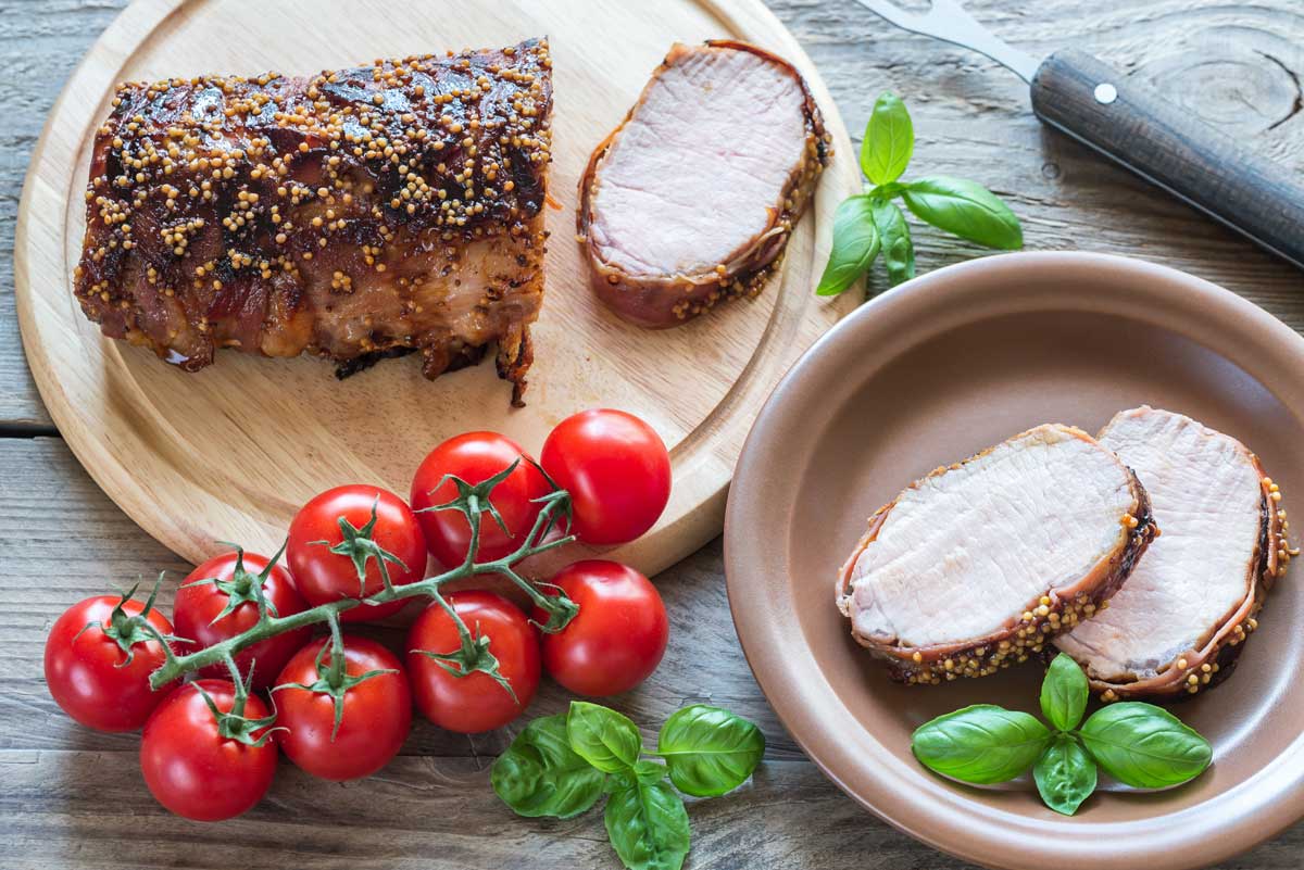 Pork Tenderloin with Cherry Tomaotes