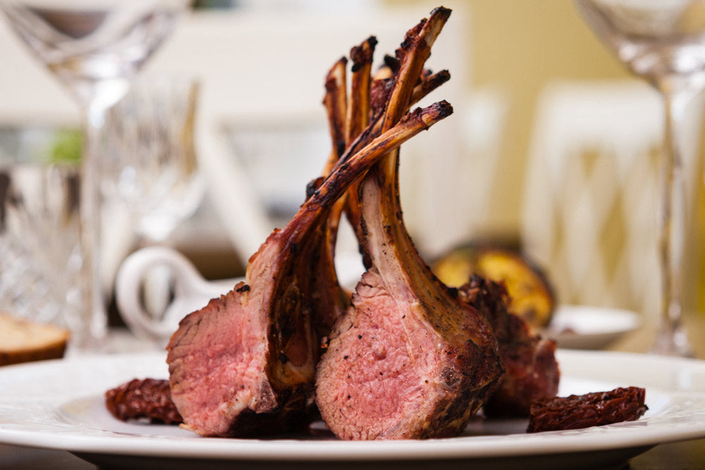 RACK OF LAMB WITH GARLIC AND ROSEMARY