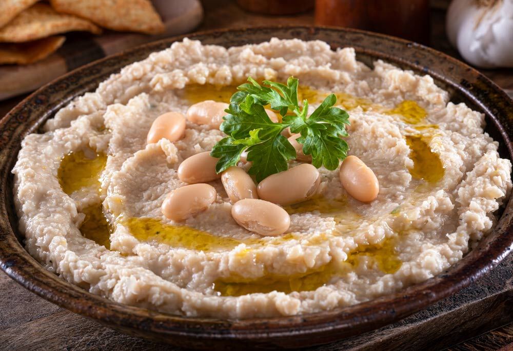 Refried Cannellini Beans with Saffron