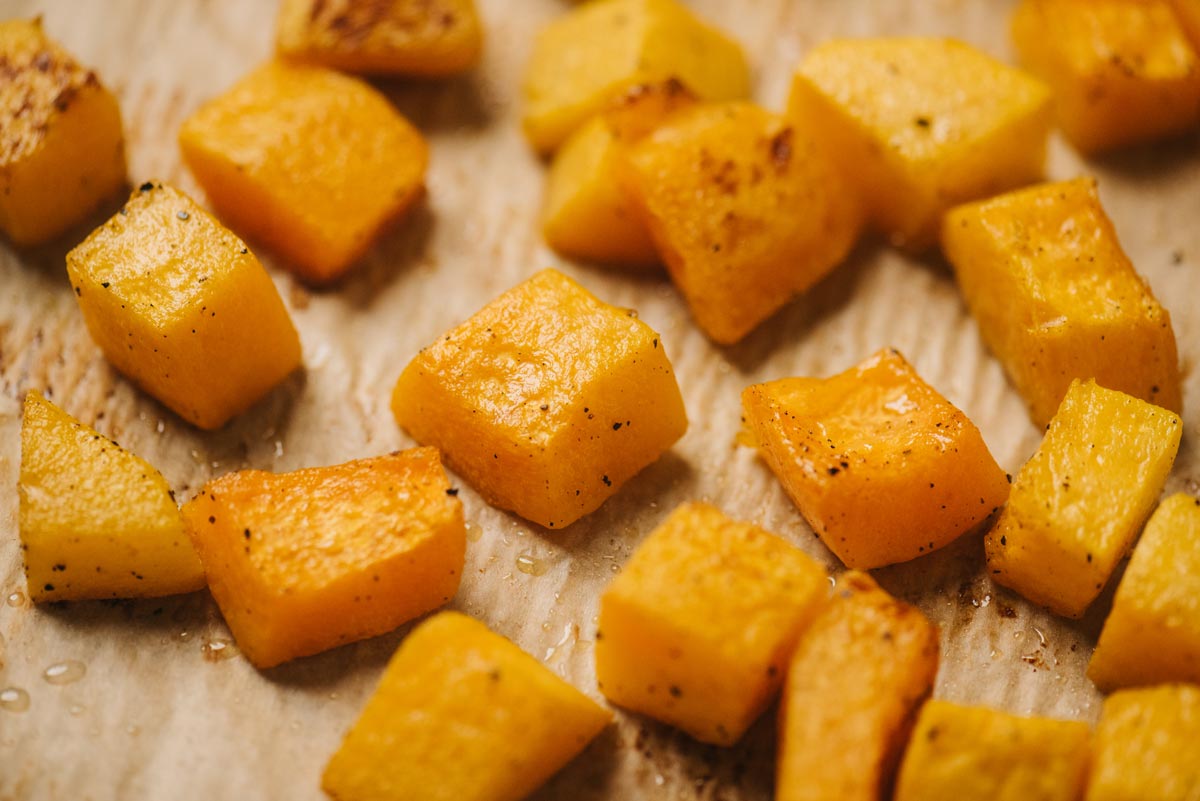 Orecchiette with Roasted Butternut Squash and Kale