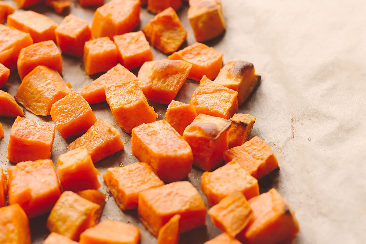 Roasted Cinnamon Sweet Potatoes