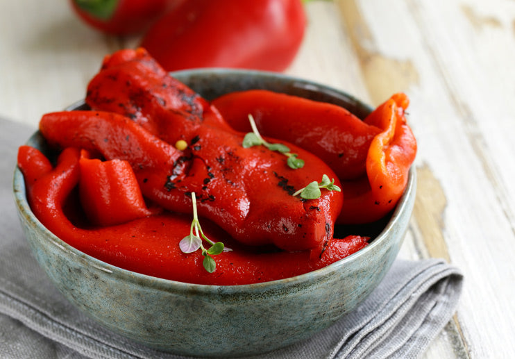 Roasted Red Pepper Rolls Stuffed With Tuna